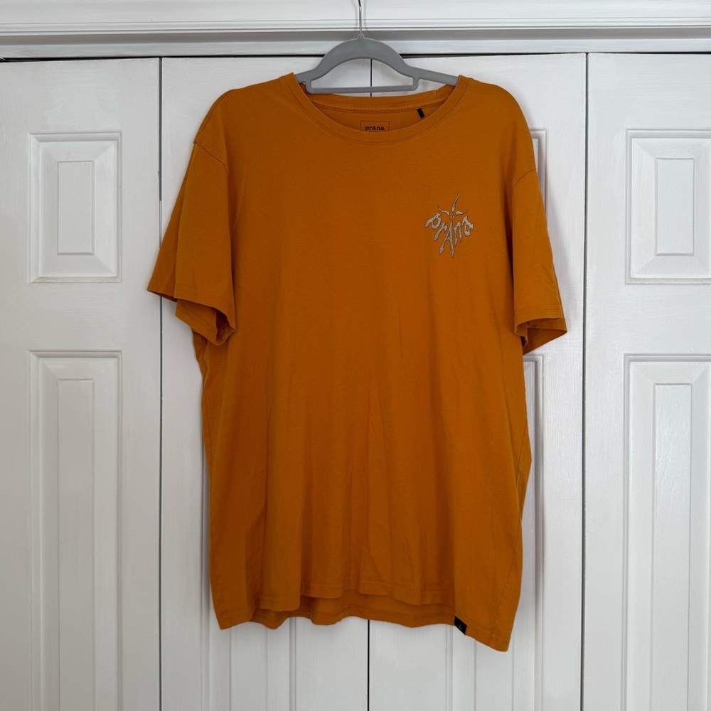 prAna Men's Ochre Star T-Shirt Heritage Graphic SS Tee Size XL